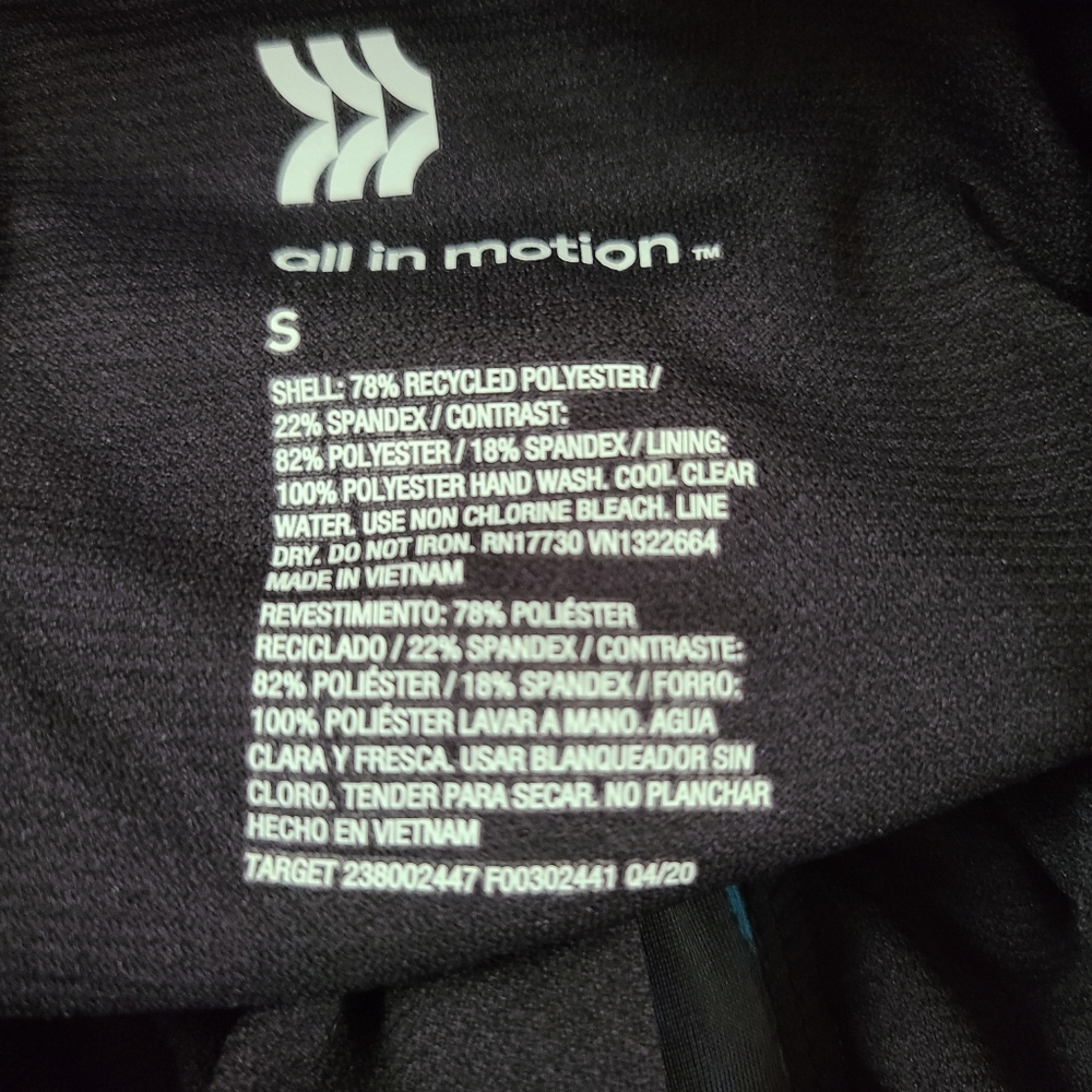 All In Motion Zip Front Racerback swimsuit - Picture 5 of 6